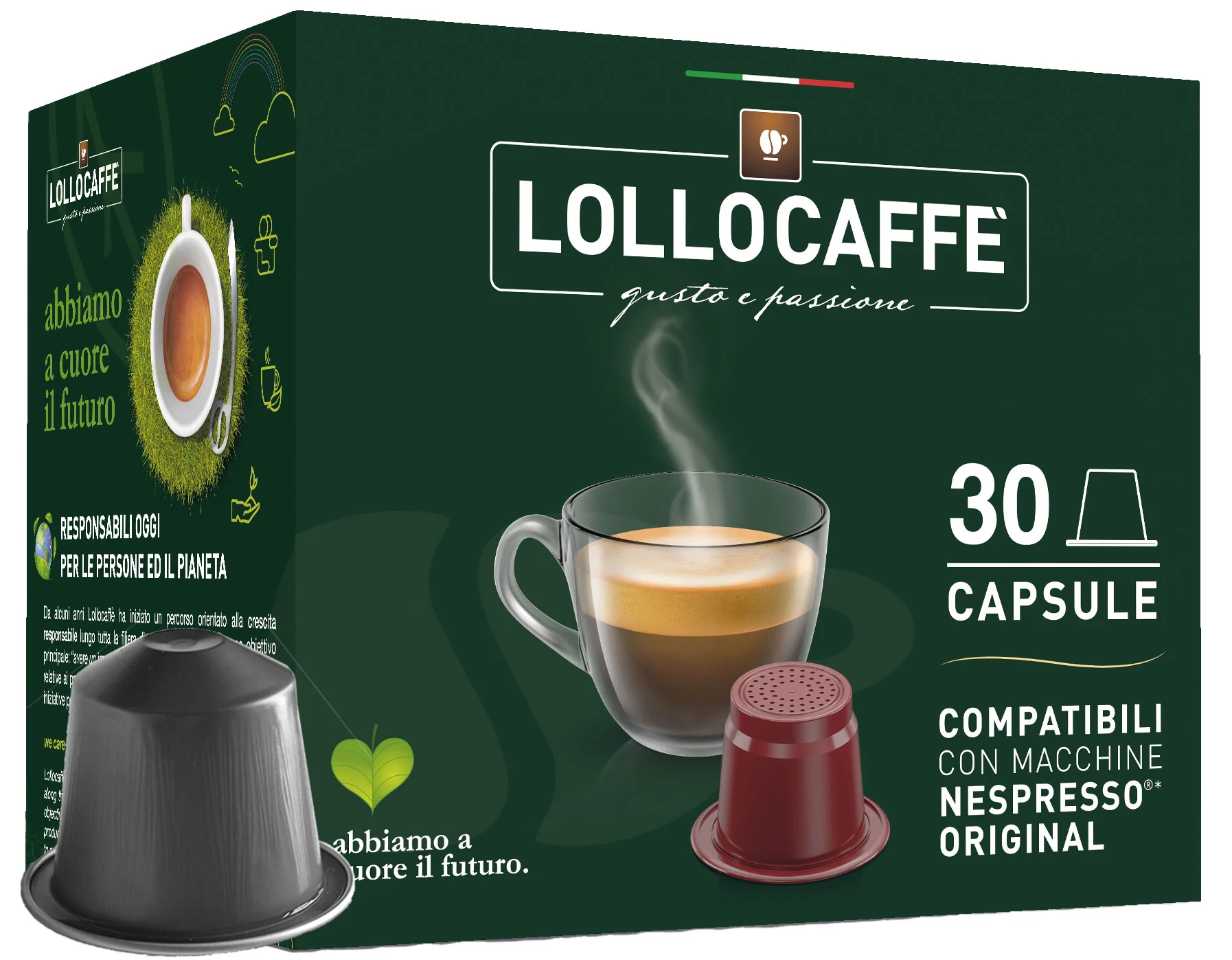 Lollo Caffe Nero Nespresso®*-kompatible Kapseln