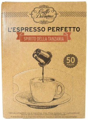 Diemme Nespresso®* kompatible Kapseln Spirito della Tanzania