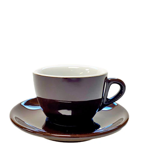 Cappuccinotasse braun - dickwandig