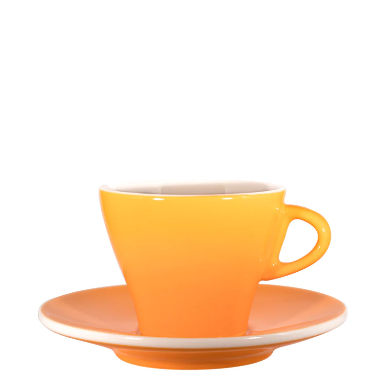Cappuccinotasse bunt - Kurkuma