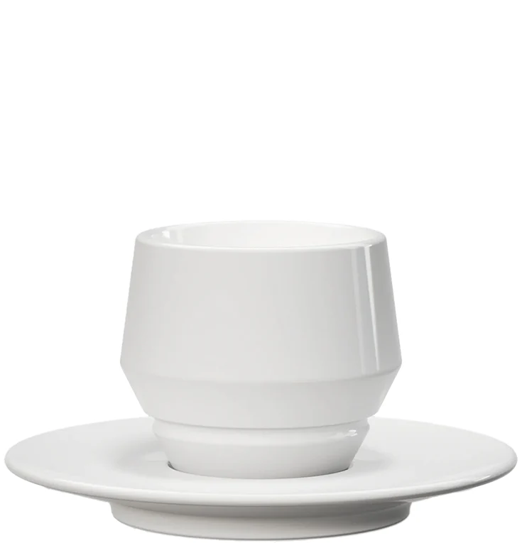 Maniko Cappuccinotasse Weiß Einzeln