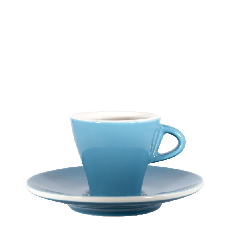 Espressotasse bunt - Azurblau