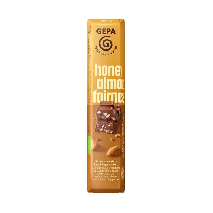 GEPA Bio Fairetta Vollmilch Honig-Mandel
