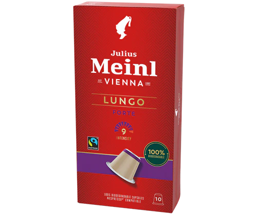 Julius Meinl Fairtrade Nespresso®*-kompatible Kapseln Lungo