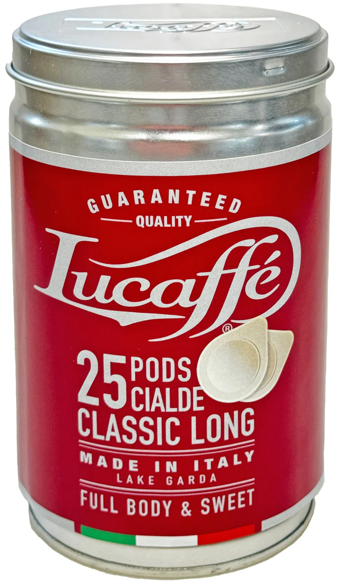 Lucaffè Long Coffee ESE Pads unverpackt