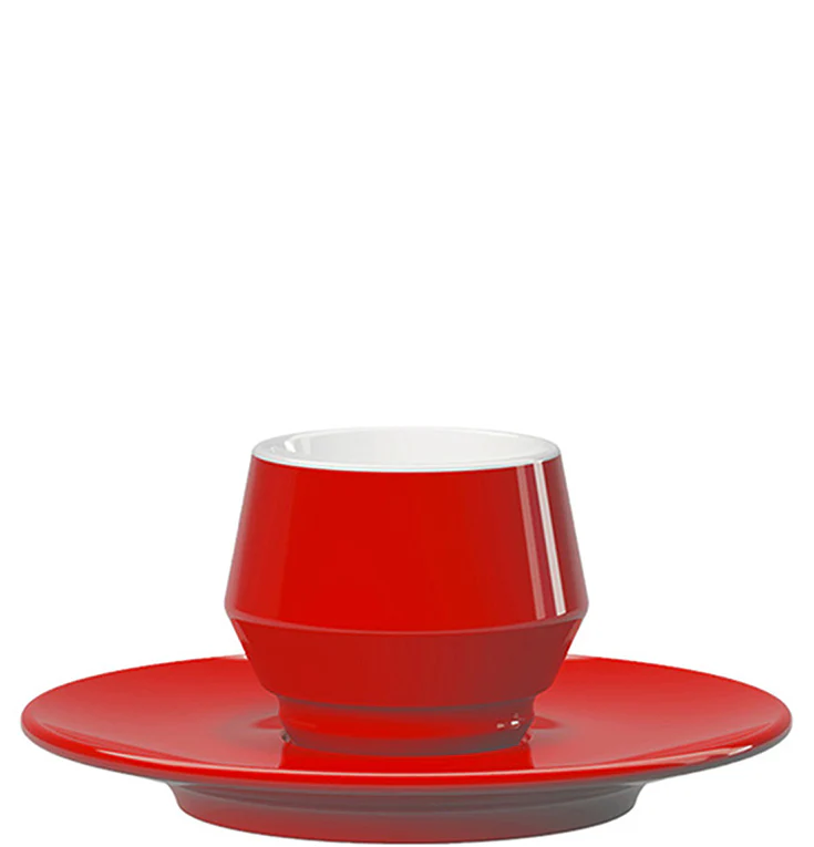 Maniko Espresso Tasse Rot Einzeln