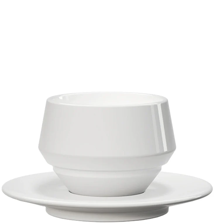 Maniko Milchkaffeetasse Weiß Einzeln