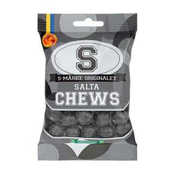 S-märke salzige Chews Lakritz